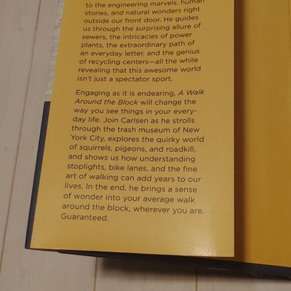 3/$13 A walk Around The Block By Spike Carlsen Adult Non Fiction Book - Picture 3 of 8